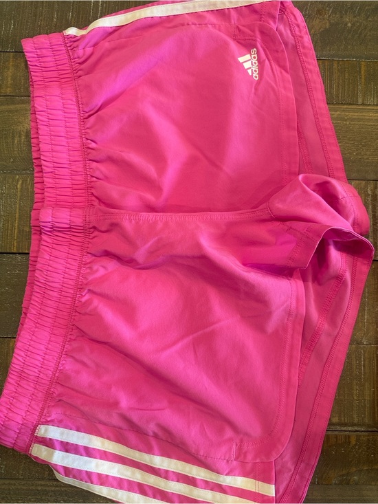 adidas Pants - adidas Hot Pink Running Shorts with Elastic Waist